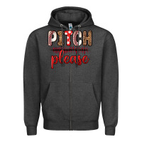 Charcoal Heather pitch please Zipper Hoodie - Zillion Design Studio