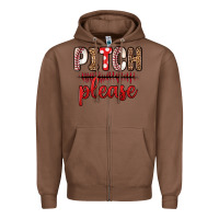 Chestnut pitch please Zipper Hoodie - Zillion Design Studio