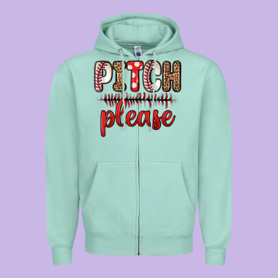Pitch Please Zipper Hoodie Designed By Zillion Design Studio