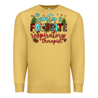 Antique Gold santa s favorite respiratory therapist Premium Sweatshirt - JahusDesignShop