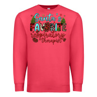 Cardinal santa s favorite respiratory therapist Premium Sweatshirt - JahusDesignShop