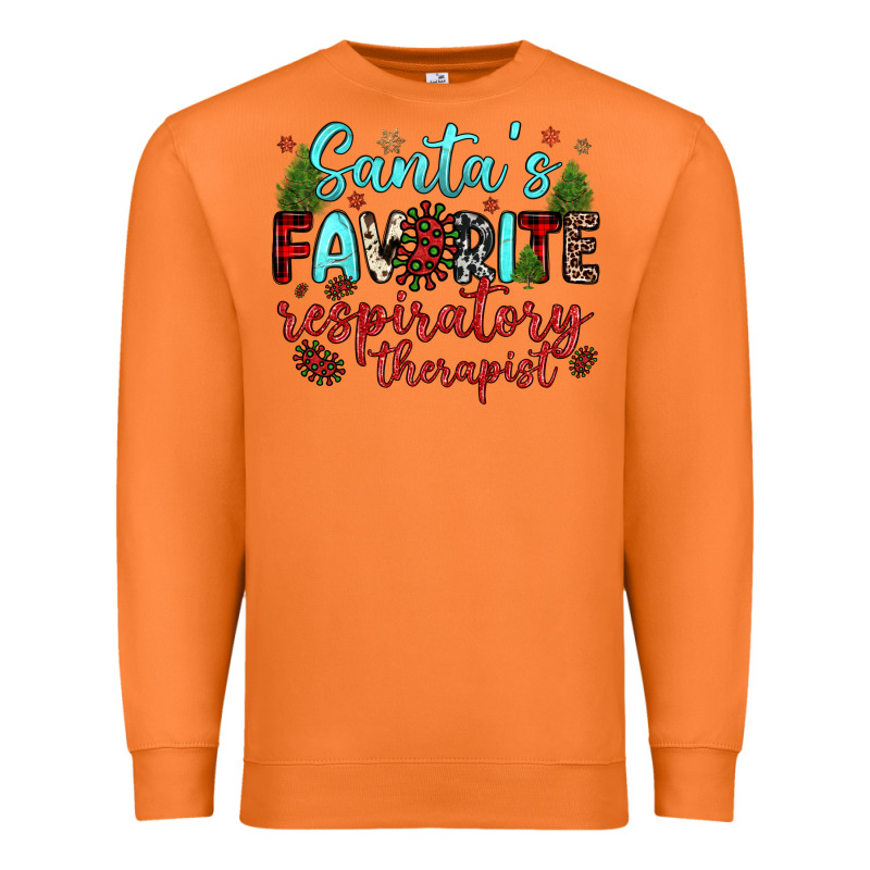 Santa S Favorite Respiratory Therapist Premium Sweatshirt by JahusDesignShop | Teevron