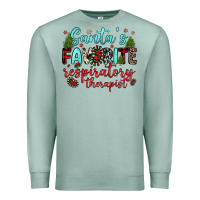 Seafoam santa s favorite respiratory therapist Premium Sweatshirt - JahusDesignShop