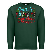 Sports Green santa s favorite respiratory therapist Premium Sweatshirt - JahusDesignShop