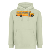 Matcha school bus Heavyweight Hoodie - FaDigitalArtStudio