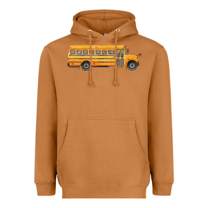 School Bus Heavyweight Hoodie by FaDigitalArtStudio | Teevron