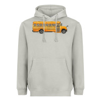 Moon Dust school bus Heavyweight Hoodie - FaDigitalArtStudio