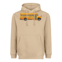 Mushroom school bus Heavyweight Hoodie - FaDigitalArtStudio