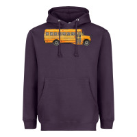 Plum school bus Heavyweight Hoodie - FaDigitalArtStudio