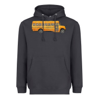 Smoke school bus Heavyweight Hoodie - FaDigitalArtStudio