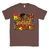 Chestnut black social worker Classic Tee - texasbilliewilder