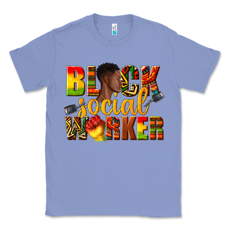 Black Social Worker Classic Tee by texasbilliewilder | Teevron