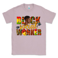 Lilac black social worker Classic Tee - texasbilliewilder