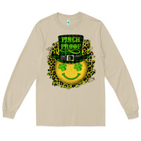 St. Patricks Day Pinch Proof Lucky Face Long Sleeve Tee | Teevron