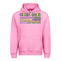 Fuchsia Pink mardi gras beads Urban Hoodie - MaliasSmallBusiness