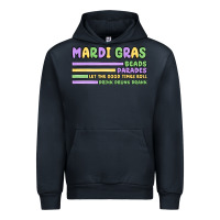 Navy mardi gras beads Urban Hoodie - MaliasSmallBusiness