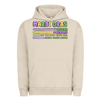 Pigment French Oak mardi gras beads Urban Hoodie - MaliasSmallBusiness