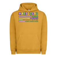 Pigment Peanut Butter mardi gras beads Urban Hoodie - MaliasSmallBusiness