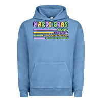 Pigment Pebble Blue mardi gras beads Urban Hoodie - MaliasSmallBusiness