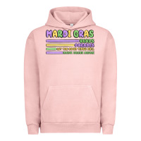 Pigment Salmon mardi gras beads Urban Hoodie - MaliasSmallBusiness