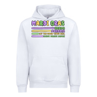 White mardi gras beads Urban Hoodie - MaliasSmallBusiness