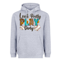 Heather Grey look pretty  play dirty Heavyweight Hoodie - HRA Design Shop