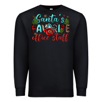 Black santa s favorite office staff Premium Sweatshirt - JahusDesignShop
