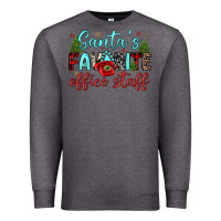 Charcoal Heather santa s favorite office staff Premium Sweatshirt - JahusDesignShop