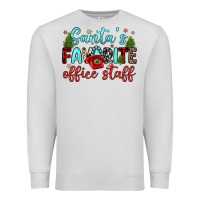 Dove Grey santa s favorite office staff Premium Sweatshirt - JahusDesignShop