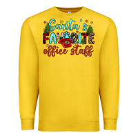 Santa S Favorite Office Staff Premium Sweatshirt | Teevron