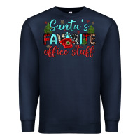 Navy santa s favorite office staff Premium Sweatshirt - JahusDesignShop