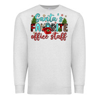 Oatmeal Heather santa s favorite office staff Premium Sweatshirt - JahusDesignShop