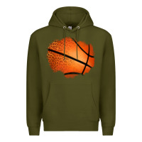 Army Green leopard basketball patch Premium Hoodie - Jasminsmagicworld