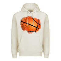 Oatmeal Heather leopard basketball patch Premium Hoodie - Jasminsmagicworld