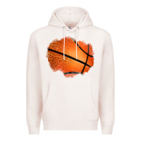Pale Pink leopard basketball patch Premium Hoodie - Jasminsmagicworld