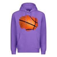 Purple leopard basketball patch Premium Hoodie - Jasminsmagicworld
