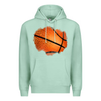 Seafoam leopard basketball patch Premium Hoodie - Jasminsmagicworld