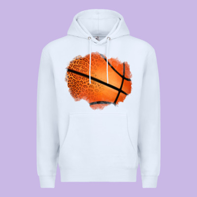 Leopard Basketball Patch Premium Hoodie Designed By Jasminsmagicworld