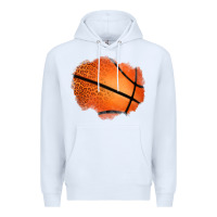 White leopard basketball patch Premium Hoodie - Jasminsmagicworld
