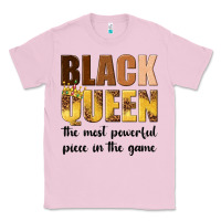 Bubblegum Pink black queen the most powerful piece in the game Classic Tee - texasbilliewilder