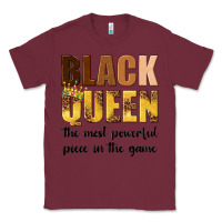 Burgundy black queen the most powerful piece in the game Classic Tee - texasbilliewilder