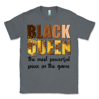 Charcoal Heather black queen the most powerful piece in the game Classic Tee - texasbilliewilder