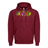 Burgundy physical education teacher cinco de mayo Zipper Hoodie - texasbilliewilder