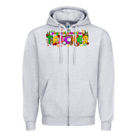 Heather Grey physical education teacher cinco de mayo Zipper Hoodie - texasbilliewilder