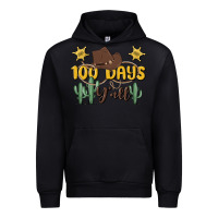 Black 100 days y'all Urban Hoodie - MaliasSmallBusiness