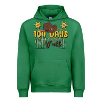 Emerald 100 days y'all Urban Hoodie - MaliasSmallBusiness