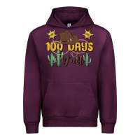 Mauve Wine 100 days y'all Urban Hoodie - MaliasSmallBusiness