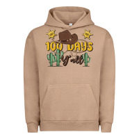 Pigment Burro 100 days y'all Urban Hoodie - MaliasSmallBusiness