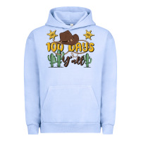 Pigment Grape Ice 100 days y'all Urban Hoodie - MaliasSmallBusiness