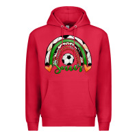 Cardinal Soccer Rainbow Premium Hoodie - RanaPortraitStore